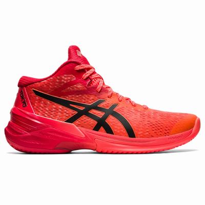 Férfi Asics Sky Elite FF Mt Tokyo Röplabda Cipő AS3105728 Narancssárga Piros/Fekete